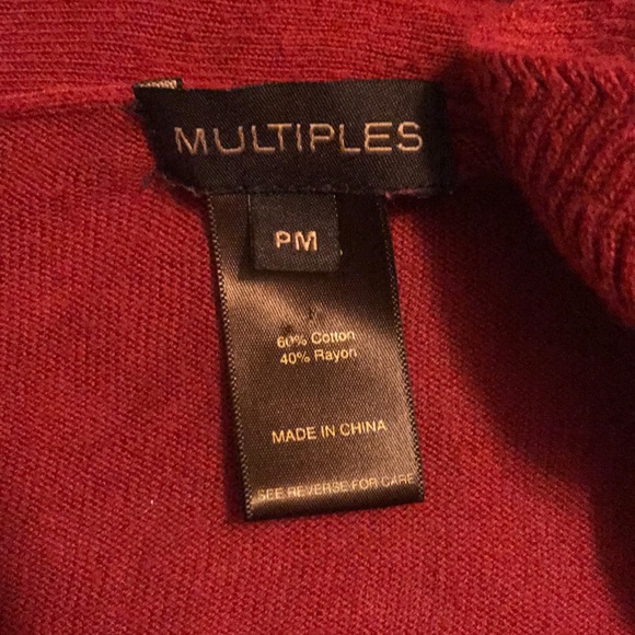 Red Ruffle Cardigan - Picture 3 of 3